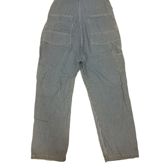Vintage 50s Big Smith Overalls Extra Large Union Sanforized Hickory Striped Bibs - Picture 6 of 7
